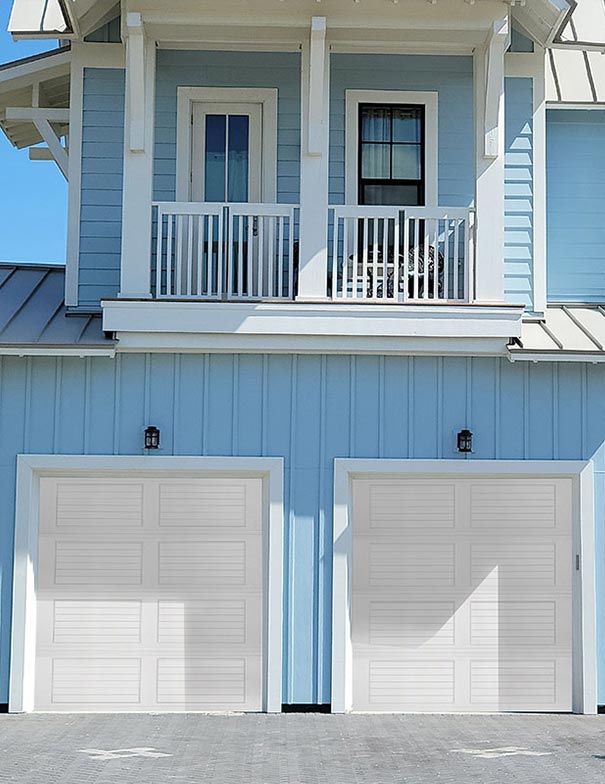 Louvered Panel Door